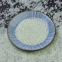 MIYUKIデリカビーズ  シリンダー  日本製シードビーズ  11/0  （db1474)透明淡緑色のミスト光沢  1.3x1.6mm  穴：0.8mm  約20000個/袋  100 G /袋&nbsp;SEED-J020-DB1474