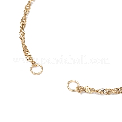 Изготовление браслета-слайдера из сингапурской цепи из нержавеющей стали 304 AJEW-JB01344-01