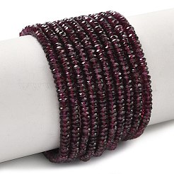 Гранат природный бисер нитей&nbsp;G-K376-E02-02