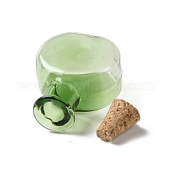 Плоские круглые миниатюрные стеклянные бутылки&nbsp;LS-GLAA-H019-05E