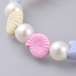 Дети растягивают браслеты BJEW-JB04571-02