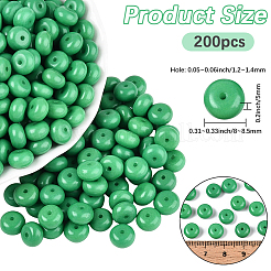 200 pieza de cuentas de vidrio opacas para pintura para hornear&nbsp;SEED-PA0001-01C