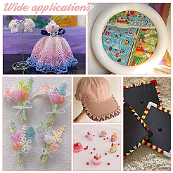 2104 шт. 8-х цветные стеклянные круглые бусины&nbsp;SEED-PH0001-91