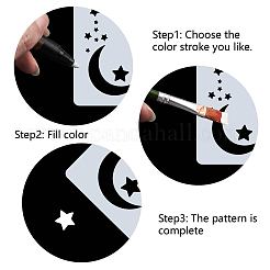 Modelli di stencil per pittura da disegno in plastica per animali domestici&nbsp;DIY-WH0284-003