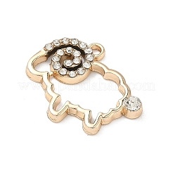 Подвески из сплава и страза&nbsp;ALRI-D303-05G