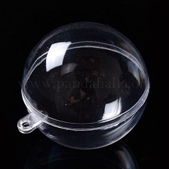 Открывающиеся прозрачные пластиковые подвески&nbsp;CON-K007-06J