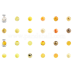 Наборы для изготовления браслетов желтой серии своими руками&nbsp;DIY-CJ0001-82