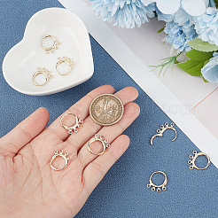 10 пара латунных сережек с рычагом KK-BC0013-27