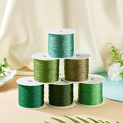 6 рулон 6 цвета 6-слойная полиэстеровая металлизированная нить OCOR-TA0003-11D