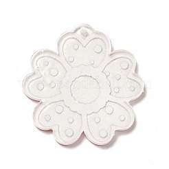 Прозрачные акриловые подвески с принтом&nbsp;OACR-B003-02E