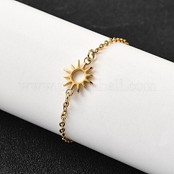 Браслеты Sun Link из нержавеющей стали 304&nbsp;LS-BJEW-D308-01G