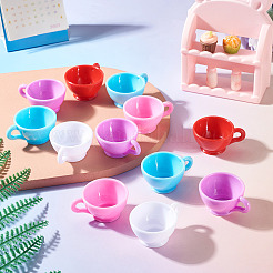 25 tazza da tè in plastica mini in 5 stili&nbsp;DJEW-TA0001-51