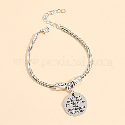 Браслеты из сплава с подвесками ко Дню матери&nbsp;FS-WG9038C-01