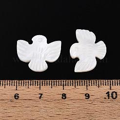 Резные бусины из натуральных пресноводных ракушек SHEL-N036-12