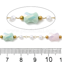 Цепи из нержавеющей стали 304 ручной работы с бусинами CHS-L031-13G