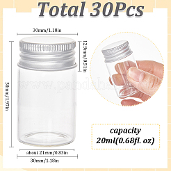 Четкие стеклянные бутылки шарик контейнеры CON-SC0001-11S-02