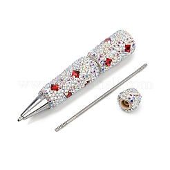 Stylo à bille en pâte polymère avec strass&nbsp;OFST-D300-02P-A