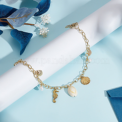 Декоративные цепочки из сплава и нержавеющей стали 304&nbsp;HJEW-ME00053