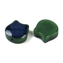 Двухцветные стеклянные бусины для настроения GLAA-Z007-12D