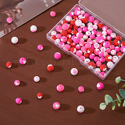 120 Stück 7 Farben handgefertigte Polymer Clay Perlen&nbsp;CLAY-TA0001-93