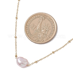 Подвеска в форме картофеля из натурального культивированного пресноводного жемчуга&nbsp;NJEW-JN05770