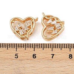 Многожильные звенья из прозрачного кубического циркония из латуни KK-F906-18G