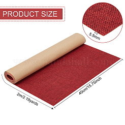 Самоклеющиеся заплатки из льняной ткани AJEW-WH0270-16D