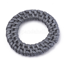 Anelli di collegamento intrecciati a mano verniciati a bastoncino / rattan&nbsp;WOVE-N007-01A