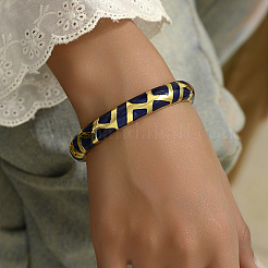 Браслет в полоску с эмалью&nbsp;SJ8593-4