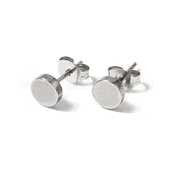 Orecchini a bottone in acciaio inossidabile 304&nbsp;EJEW-L309-01A-P