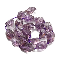 Природный аметист нитей бисера G-L634-C01-01
