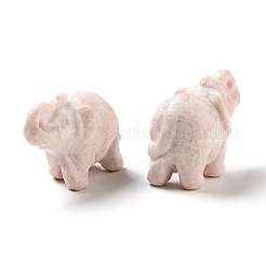 Фигурки из натурального розового опала&nbsp;LS-G-C245-07B