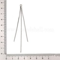 Латунные квадратные змеиные цепи кисточки большие подвески&nbsp;LS-KK-G510-02P