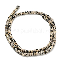 Природные яшмы далматин бисер нитей G-Z110-B29-2x4mm