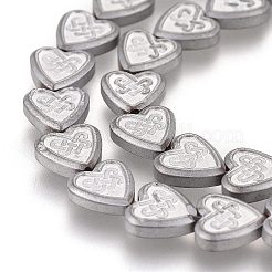 Немагнитные синтетический гематит бисер пряди G-O191-05H