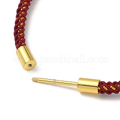 Плетеный браслет из нейлонового шнура MAK-L043-01G-01