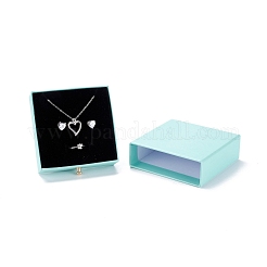 Quadratische Papierschubladen-Schmuckset-Box&nbsp;CON-C011-03A-04