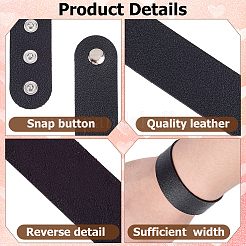 12 шт. браслеты из ПВХ и железного шнура&nbsp;AJEW-CL0002-49C