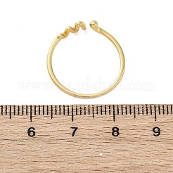 925 кольцо-манжета из стерлингового серебра для женщин RJEW-U046-05G