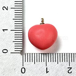 Латунные подвески из акрила OACR-R006-01G-18