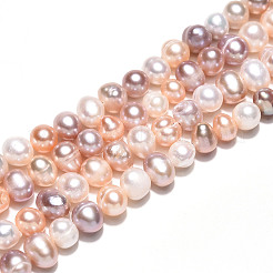 Нити из натурального культивированного пресноводного жемчуга PEAR-N013-05C-04