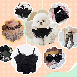 25 м полиэстеровых эластичных кружевных лент&nbsp;OCOR-PH0006-27C