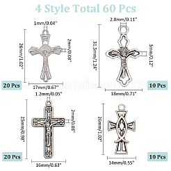 4 colgantes de aleación de estilo tibetano&nbsp;FIND-WR0011-31