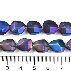 Стеклянные бусины с гальваническим покрытием &nbsp;EGLA-C009-01A-FR02