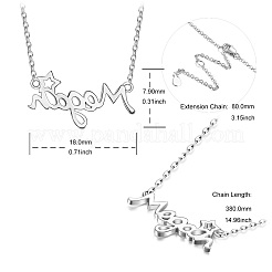 925 подвесные стерлингового серебра ожерелья JN883A