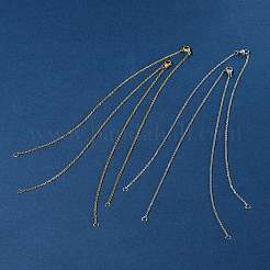 4 шт. 2 цвета 304 нержавеющая сталь трос цепочка ожерелье изготовление&nbsp;STAS-FS0001-80