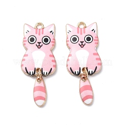 Подвески из светлого золота с покрытием из сплава и эмали&nbsp;ENAM-G210-01LG-05