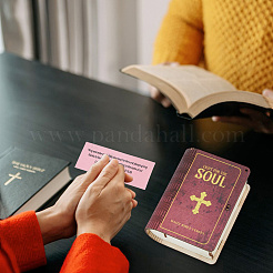 Boîte en bois pour versets bibliques&nbsp;AJEW-WH0609-844