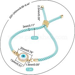 Наборы для самостоятельного изготовления браслета от сглаза&nbsp;DIY-NB0006-80