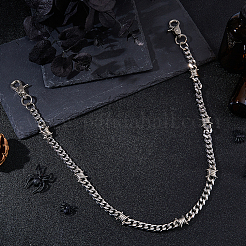 1 шт. цепи из нержавеющей стали с колючей проволокой AJEW-DC0002-18